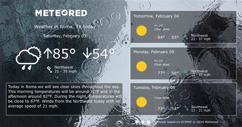 weather for roma tx hourly.